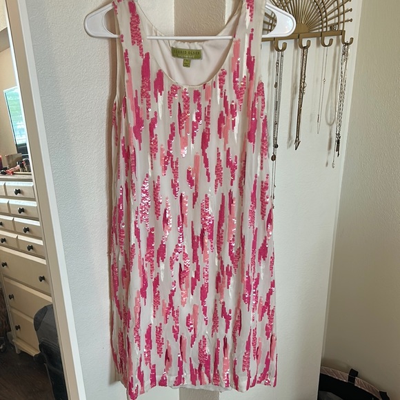 Sigrid Olsen Signature Pink Sequin Dress - Picture 2 of 12